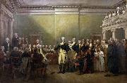 John Trumbull General George Washington Resigning his Commission oil on canvas